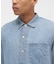 WIND THROUGH DENIM S／S SHIRTS