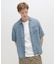 WIND THROUGH DENIM S／S SHIRTS