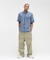 WIND THROUGH DENIM S／S SHIRTS