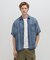 WIND THROUGH DENIM S／S SHIRTS
