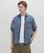 WIND THROUGH DENIM S／S SHIRTS