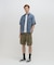 WIND THROUGH DENIM S／S SHIRTS