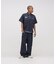《AVIREX × UNIVERSAL OVERALL》NAVY POSTAL DENIM PANTS