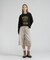《WOMAN》FLOCKY PRINT TOMCAT T-SHIRT