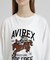 《WOMAN》FLOCKY PRINT TOMCAT T-SHIRT