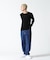 《DAILY／デイリー》L／S THERMAL HENLEY NECK T-SHIRT