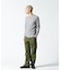 《DAILY／デイリー》L／S THERMAL HENLEY NECK T-SHIRT