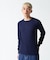 《DAILY／デイリー》L／S THERMAL HENLEY NECK T-SHIRT