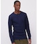 《DAILY／デイリー》L／S THERMAL HENLEY NECK T-SHIRT