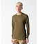 《DAILY／デイリー》L／S THERMAL HENLEY NECK T-SHIRT