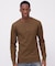 《DAILY／デイリー》L／S THERMAL HENLEY NECK T-SHIRT