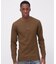 《DAILY／デイリー》L／S THERMAL HENLEY NECK T-SHIRT