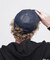VARSITY LEATHER CAP ”SIGNATURE LOGO” SAME COLOR