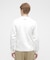 HONEYCOMB WAFFLE L／S HENLEY NECK T-SHIRT