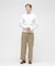 HONEYCOMB WAFFLE L／S HENLEY NECK T-SHIRT