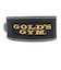 ゴールドジム（GOLD'S GYM）トレーニングレザーベルト G3368 BK