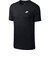 ナイキ（NIKE）tシャツ 半袖 クラブ Tシャツ コットン100% 黒 ブラック ワンポイント シンプル 洗濯可 綿100% AR4999-013