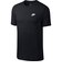ナイキ（NIKE）tシャツ 半袖 クラブ Tシャツ コットン100% 黒 ブラック ワンポイント シンプル 洗濯可 綿100% AR4999-013
