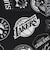 エヌビーエー（NBA）NBAクッション ALLOVER(BLKWHT) NBA35881