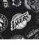 エヌビーエー（NBA）NBAクッション ALLOVER(BLKWHT) NBA35881