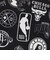 エヌビーエー（NBA）NBAクッション ALLOVER(BLKWHT) NBA35881
