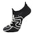 ニューバランス（new balance）スニーカー柄ソックス LAS35700BK