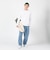 ラッセル（RUSSELL）T/C 長袖クルーネックTシャツ RBM23F0011 WHT