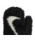 ナイキ（NIKE）手袋 プラッシュ ニットミトン 防寒 CW2012-010 黒 Sサイズ