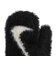 ナイキ（NIKE）手袋 プラッシュ ニットミトン 防寒 CW2012-010 黒 Sサイズ