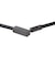 ファイテン（PHITEN）RAKUWA磁気ネックレス チョッパースクエア 50cm ブラック/シルバー 0223TG897153