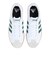 アディダス（adidas）スニーカー VLコートベース M ホワイト グリーン ID3710 カジュアル スポーツ シューズ 快適 タウン 街履き 登校 通学