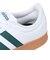 アディダス（adidas）スニーカー VLコートベース M ホワイト グリーン ID3710 カジュアル スポーツ シューズ 快適 タウン 街履き 登校 通学