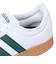 アディダス（adidas）スニーカー VLコートベース M ホワイト グリーン ID3710 カジュアル スポーツ シューズ 快適 タウン 街履き 登校 通学