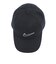 ナイキ（NIKE）帽子 アンストラクチャード スウッシュ キャップ 黒 S-Lサイズ  FB5369-010 ランニング ジョギング スポーツ 運動