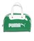 プーマ（PUMA）ハンドバッグ CLASSICS MINI グリップ 小型ボストンバッグ 緑 2.5L 09106302 ミニバッグ 手持ち 手提げ