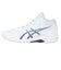 アシックス（ASICS）バスケ シューズ バッシュ LADY GELFAIRY 9XS レディゲルフェアリー 白 軽量 ミッドカット 1063A093.100