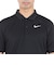 ナイキ（NIKE）ポロシャツ 半袖 速乾 ブラック 黒 ナイキコート ドライフィット テニスポロシャツ DH0858-010