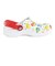クロックス（crocs）ジュニアサンダル クラシックポケモンクロッグ ホワイト 207739-94S シャワーサンダル 軽量 通気性 お手入れ簡単