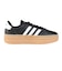 アディダス（adidas）スニーカー VLコートボールド ブラック ホワイト IH3081 スポーツシューズ 厚底 普段履き 登校 通学 スタイリッシュ