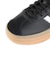 アディダス（adidas）スニーカー VLコートボールド ブラック ホワイト IH3081 スポーツシューズ 厚底 普段履き 登校 通学 スタイリッシュ