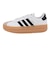 アディダス（adidas）スニーカー VLコートボールド ホワイト ブラック IH3083 スポーツシューズ 厚底 普段履き 登校 通学 スタイリッシュ
