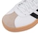 アディダス（adidas）スニーカー VLコートボールド ホワイト ブラック IH3083 スポーツシューズ 厚底 普段履き 登校 通学 スタイリッシュ