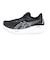 アシックス（ASICS）ランニングシューズ ゲルキュムラス26ワイド ブラック グレー 1012B600.002 スニーカー クッション性