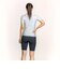 ナイキ（NIKE）フィットネス水着 レディース 水泳 ジップ付き半袖セパレーツ 2993117-458