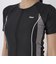 フィラ（FILA）フィットネス水着 水泳 配色 袖付フルジップ セパレート 大きいサイズ 3132036-BGY 黒