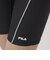 フィラ（FILA）フィットネス水着 水泳 配色 袖付フルジップ セパレート 大きいサイズ 3132036-BGY 黒