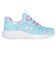 スケッチャーズ（SKECHERS）ジュニアスニーカー スポーツシューズ SI-BOUNDER-SMPL CUTE 303585L-TURQ