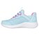 スケッチャーズ（SKECHERS）ジュニアスニーカー スポーツシューズ SI-BOUNDER-SMPL CUTE 303585L-TURQ