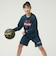 スポルディング（SPALDING）バスケットボールウェア ジュニア 長袖 Tシャツ ポルカドット カモ ボールプリント SJT24160SP