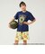 スポルディング（SPALDING）バスケットボールウェア ジュニア 半袖 Tシャツ スポンジ・ボブ フレッシュ オフ ザ グリル SJT24166SNV
